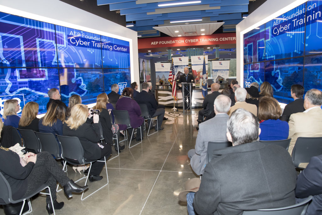 Ribbon cutting ceremony at Tech's Academic Success Center in Bossier City