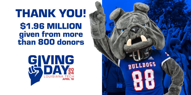 Louisiana Tech Giving Day raises $1.96 million