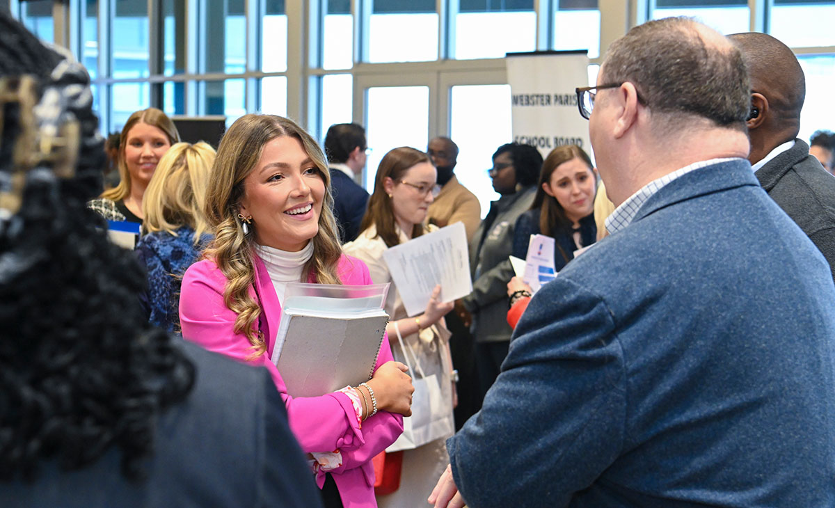 Savanna Brickner attends the annual CRRC mid-year recruitment event.