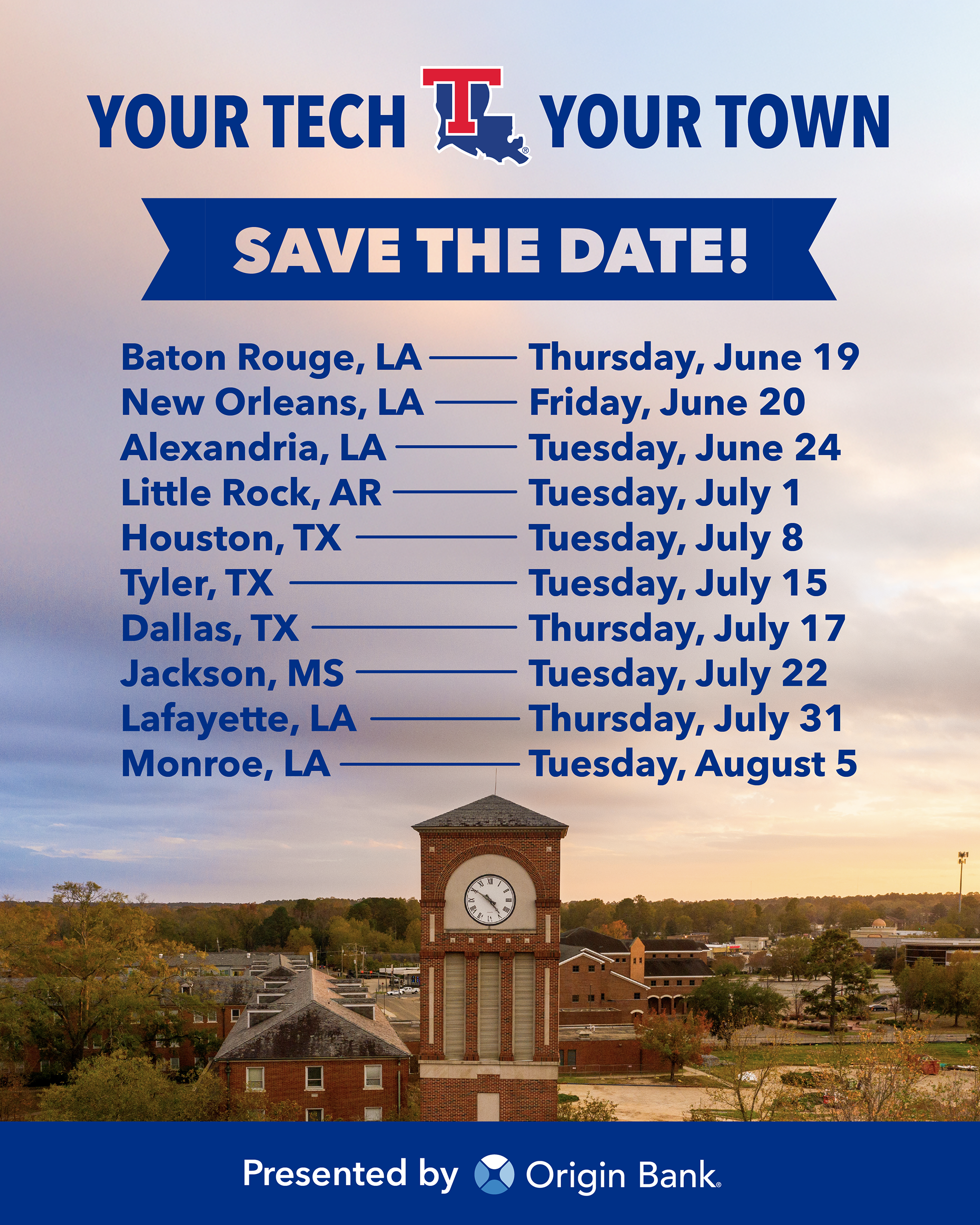 Your Tech. Your Town. 2025 Save the Date