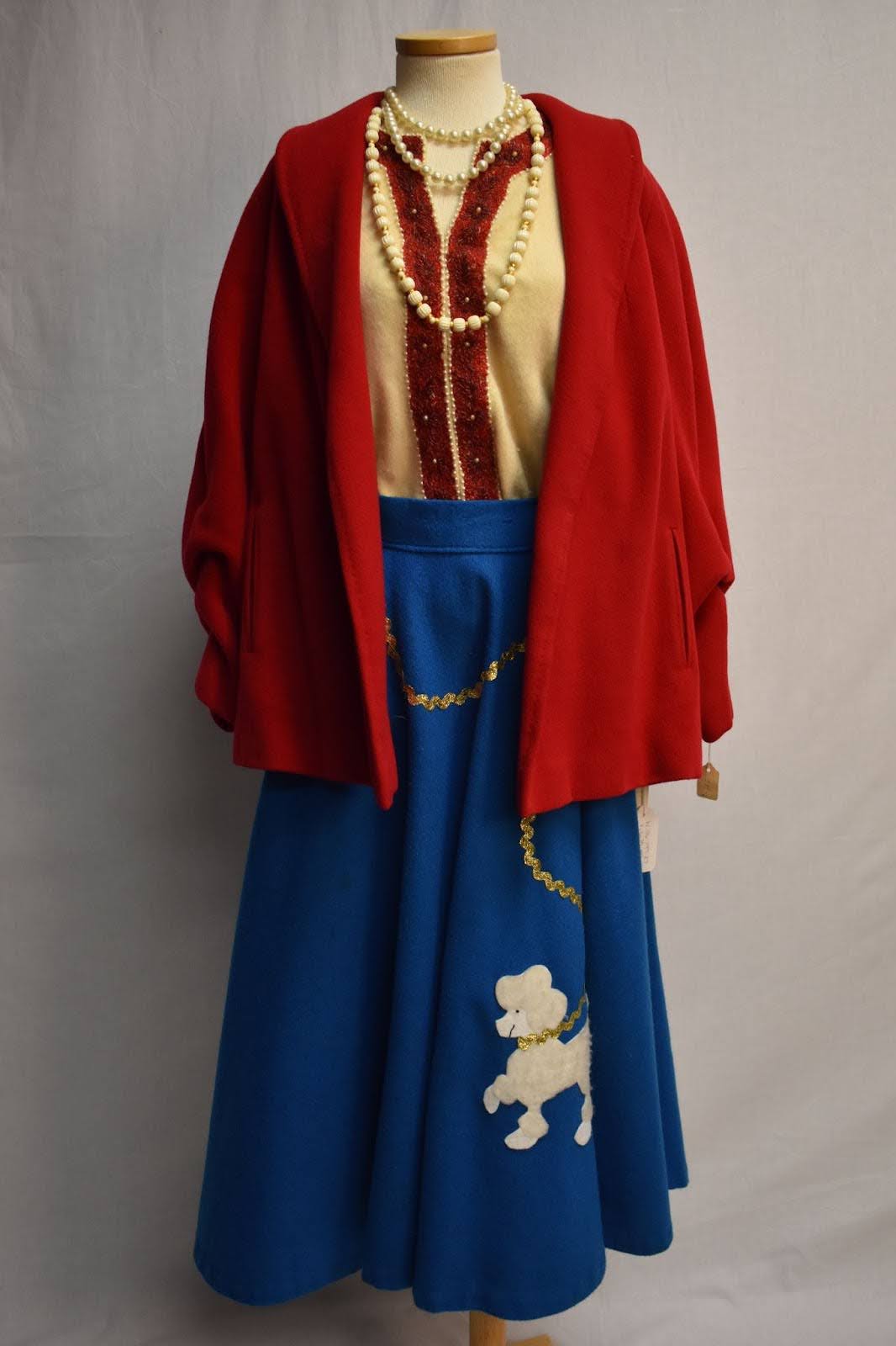 An outfit from the 1950s